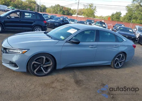 2022 Honda Accord Sport из США, поврежденный, VIN 1HGCV1F38NA083878